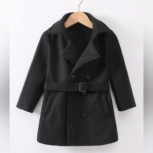 💙 3 for $10 💙 Shein Kids Coat, Black, Size 110 (4-5Y), Toddler Boys